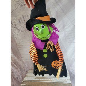 Amscan hanging folk art witch Halloween fall home decor kitchen living room